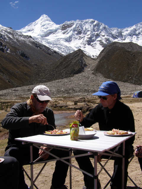 Basislager im Ishincatal, 4600m