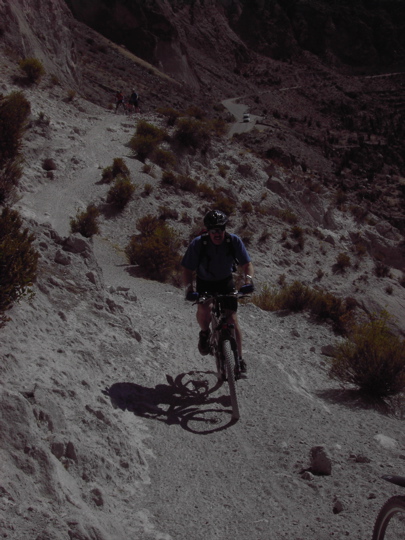 12 Single Trail beim Colca Canyon
