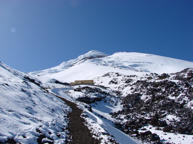 Cotopaxi Aufstieg zur Jose Ribas Hütte