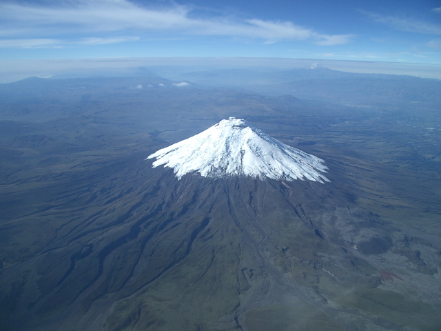 Cotopaxi Luftaufnahme, Jörg Baron