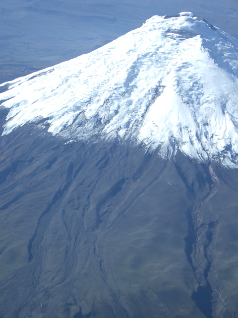 Cotopaxi Luftaufnahme, Jörg Baron